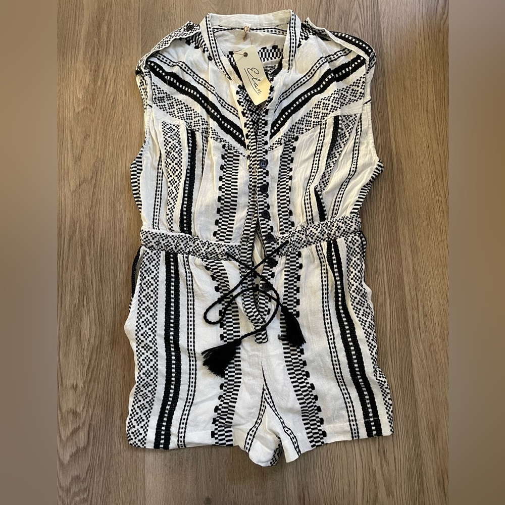Elan brand new romper with tassels